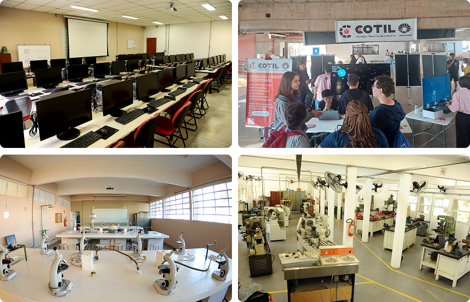 Fotos da infraestrutura do Cotil